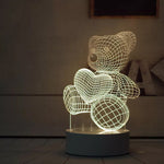 3D Teddylampe für eine beruhigende Atmosphäre