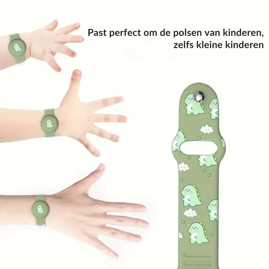Child Safety Wristband with AirTag Tracker