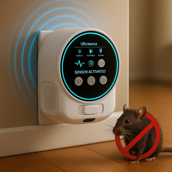 Ultrasonic Mouse Repellent | Chemical-Free, Silent, and Effective for Indoor and Outdoor Use