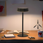 Kabellose Solar-Tischlampe mit Dimmer und 3 Lichtfarben