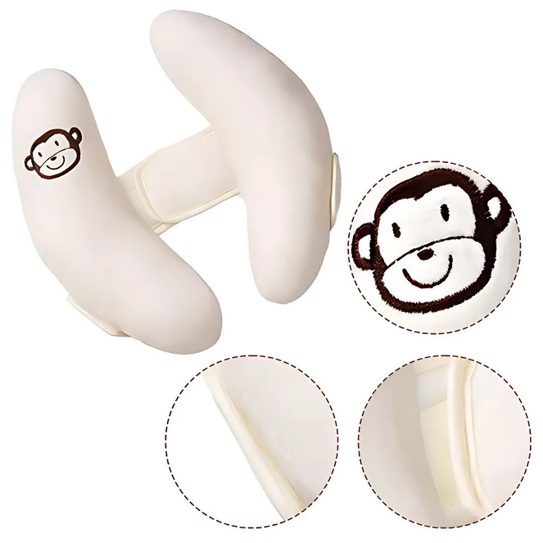Baby Head Protection Pillow – Shock-Absorbing Banana Pillow – Breathable – Safety Lifting Aid for Strollers and Toddlers