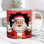 Festliche 3D Kaffeetassen für Weihnachten | GlanzTasse