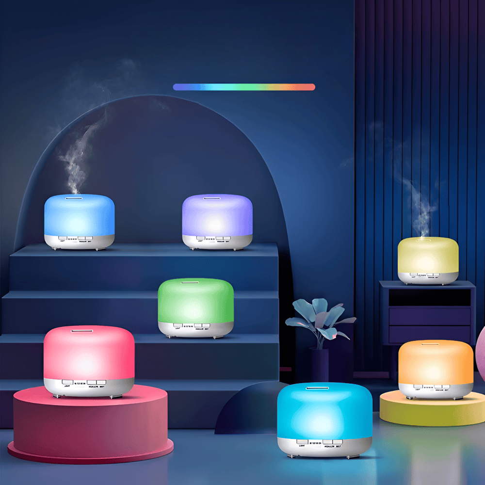 Versatile Aroma Diffuser with Speaker and Humidifier – 4-in-1 Device for Your Well-being