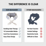 Ergonomic Neck and Shoulder Massager with Heat Function
