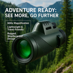SkyMastery | 600x Compact Telescope with Ultra-Zoom | Lightweight, HD Optics and Ideal for Outdoor Activities