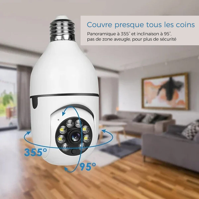 Wireless Light Bulb Security Camera