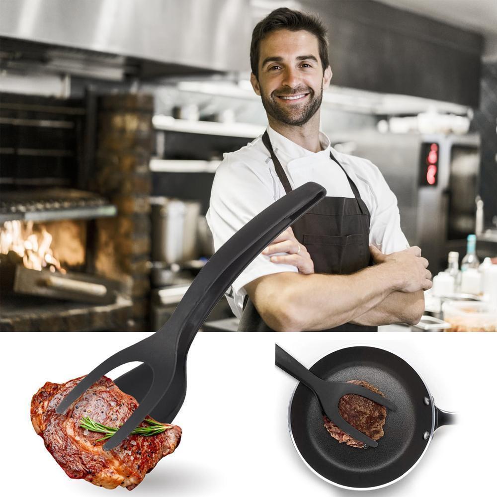 2-in-1 Zangen mit Griff und elastischer Spachtel