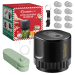 Electric vacuum sealer for canning jars