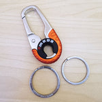 Creative stainless steel keyring
