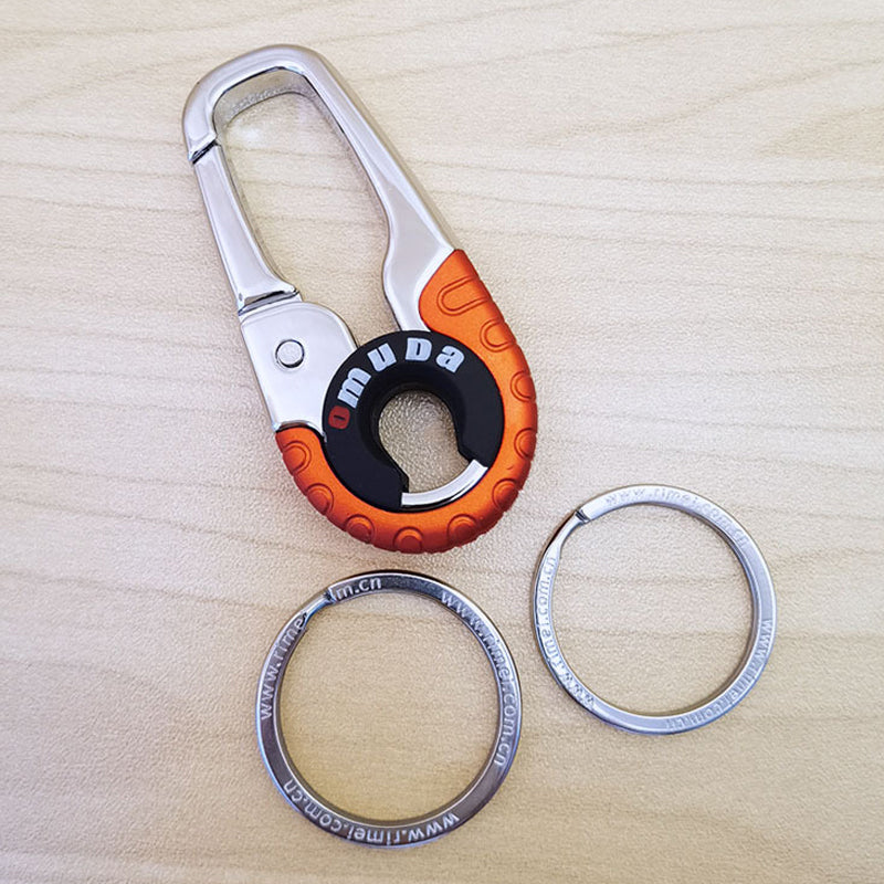 Creative stainless steel keyring