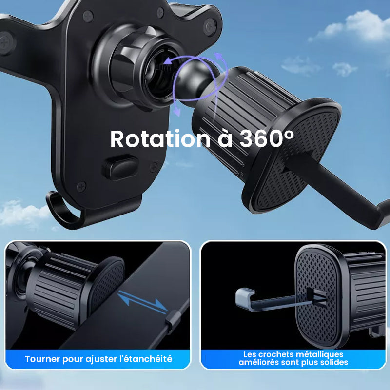 Robust Car Smartphone Holder with Hook | TechGrip