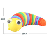 Caterpillar toy for children with sensory elements