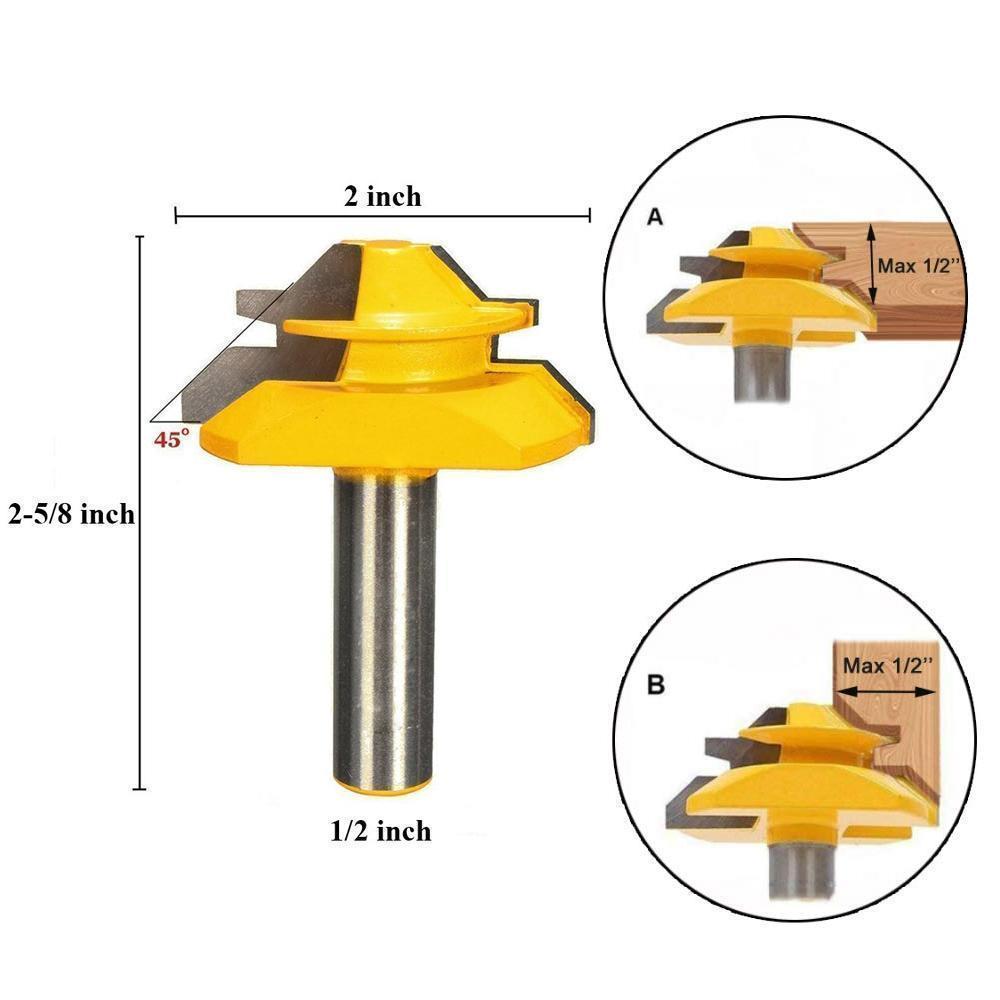 Domom Wood with 45-Degree Lock and Cutting Edge