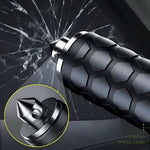 Stability-supporting cane for automatic self-defense