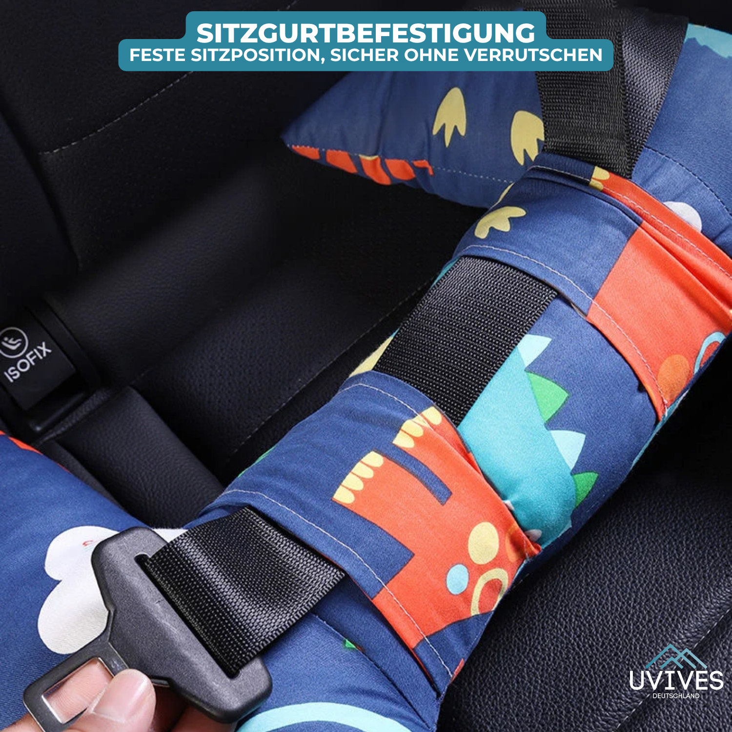 ReiseTraum - Ergonomisches Kissen für Kinder im Auto