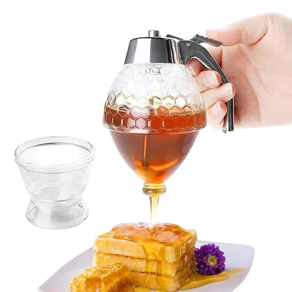 Acrylic funnel for jam, honey dispenser
