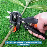 GartenMeister - 2-in-1 Veredelungs- und Schnittschere für Pflanzen