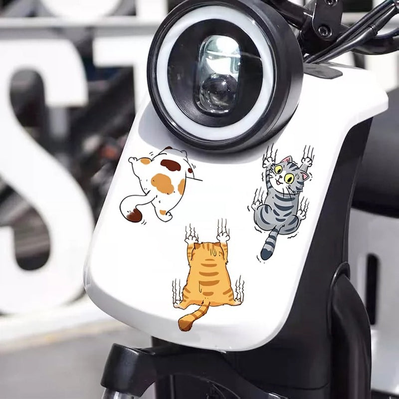 Cute Cat Comic Car Stickers