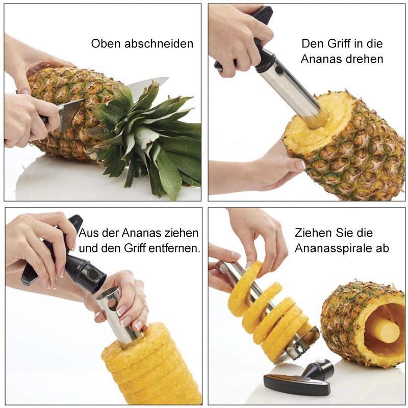 Efficient Pineapple Corer and Slicer