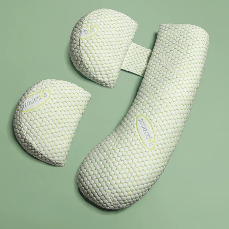 U-Shaped Pregnancy Pillow - Full Body Support & Washable Cover