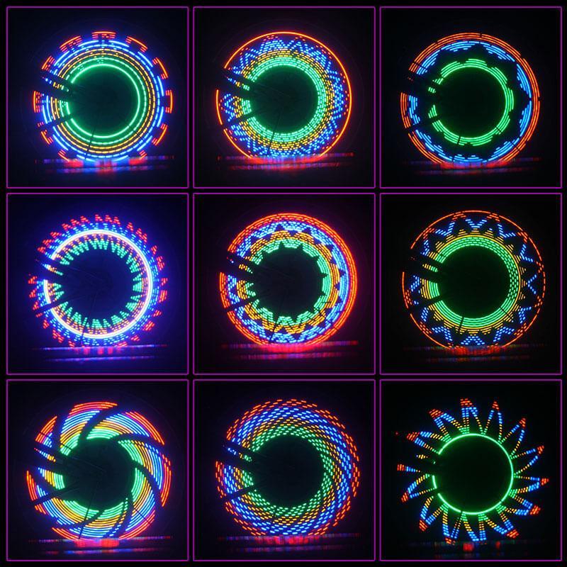 LuminBike | 3D Bicycle Spoke LED Lights