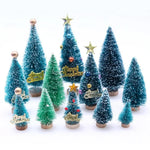 Festlicher Miniaturbaum | Handgearbeitet aus Zeder und Kiefer | Tischdekoration & Weihnachtsfigur 4,5–13 cm