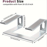 Aluminium Laptop Ständer – Ergonomisch und Belüftet