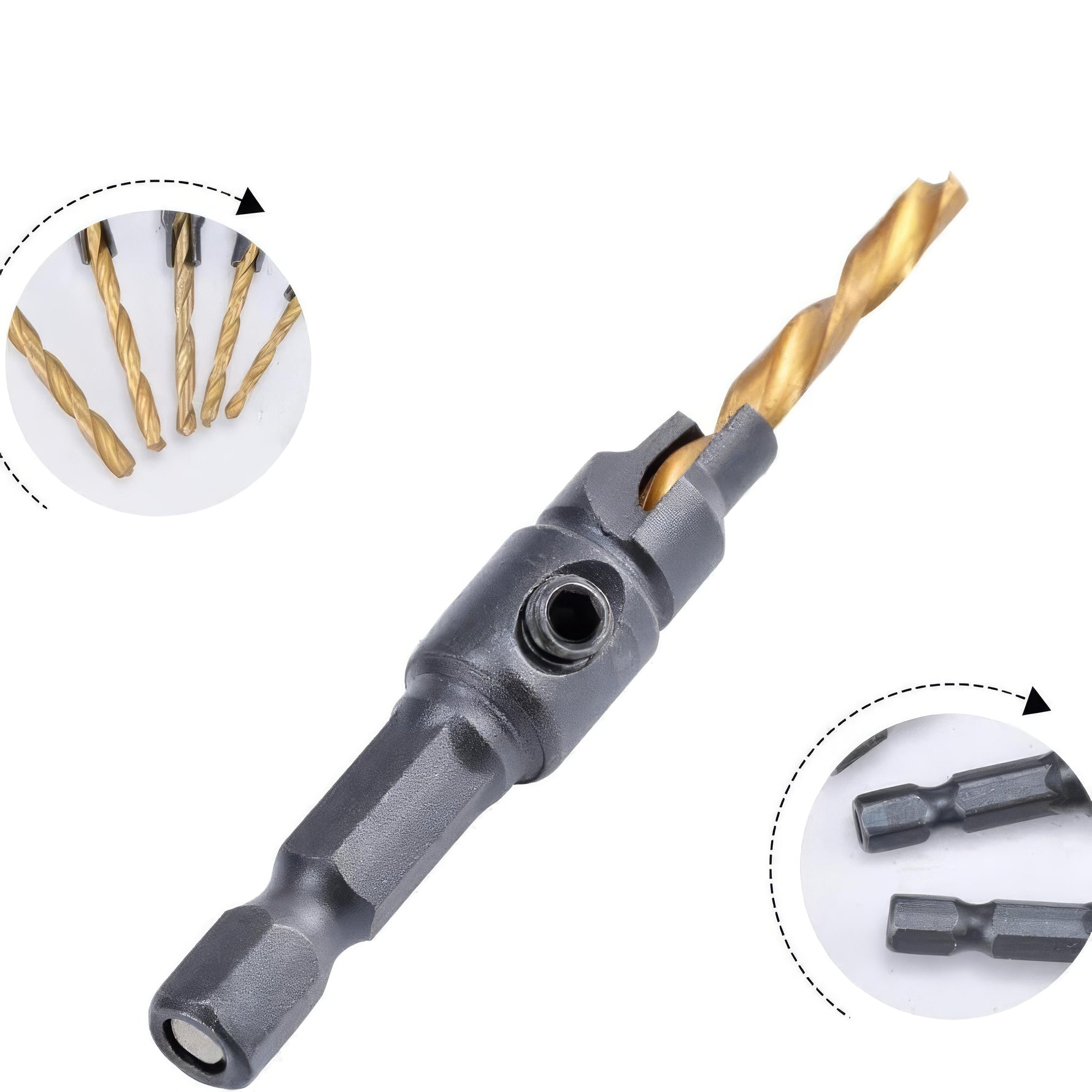 Präzises Bohrer-Set für Holzarbeiten | 5-teilig