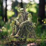 Enchanting garden stake with nature motif made of acrylic