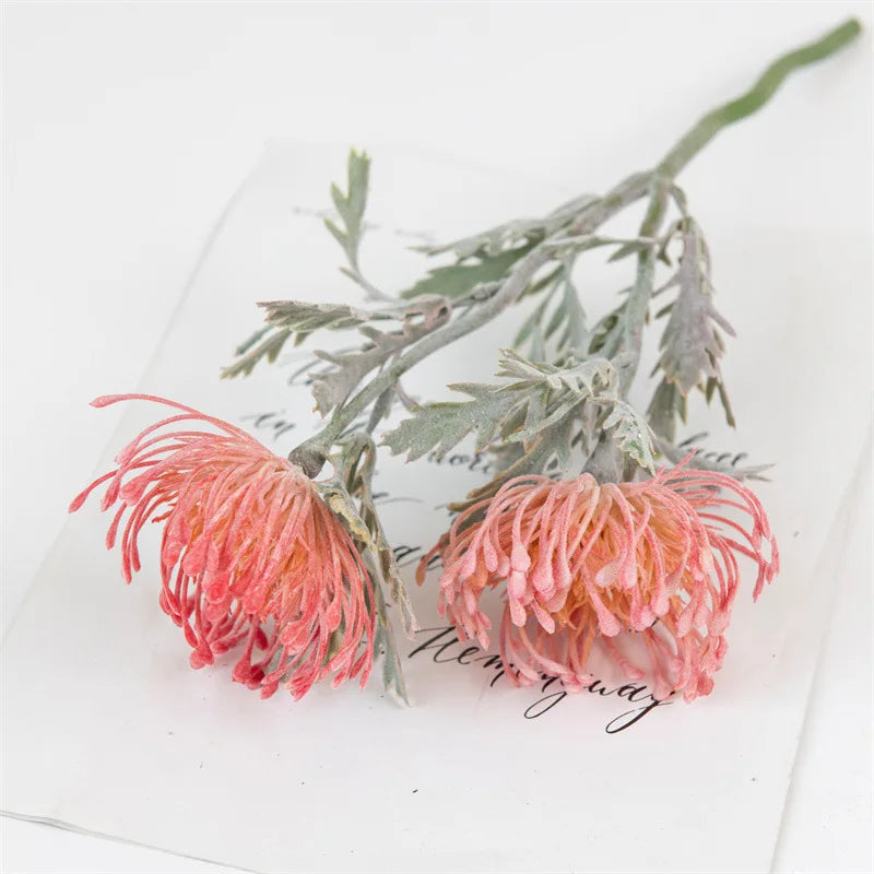 Elegante Kunst-Chrysantheme 38 cm | Realistische 10 cm Blüte