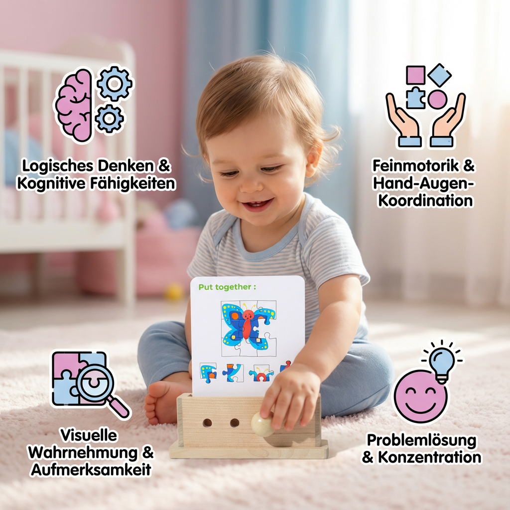 Early Skills Development Game - Wooden Logic Decoding for Kids