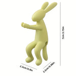 Hasenförmiger Pflanzenhalter | Stängelstütze für Vasen | 7 cm