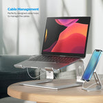 Aluminium Laptop Ständer – Ergonomisch und Belüftet