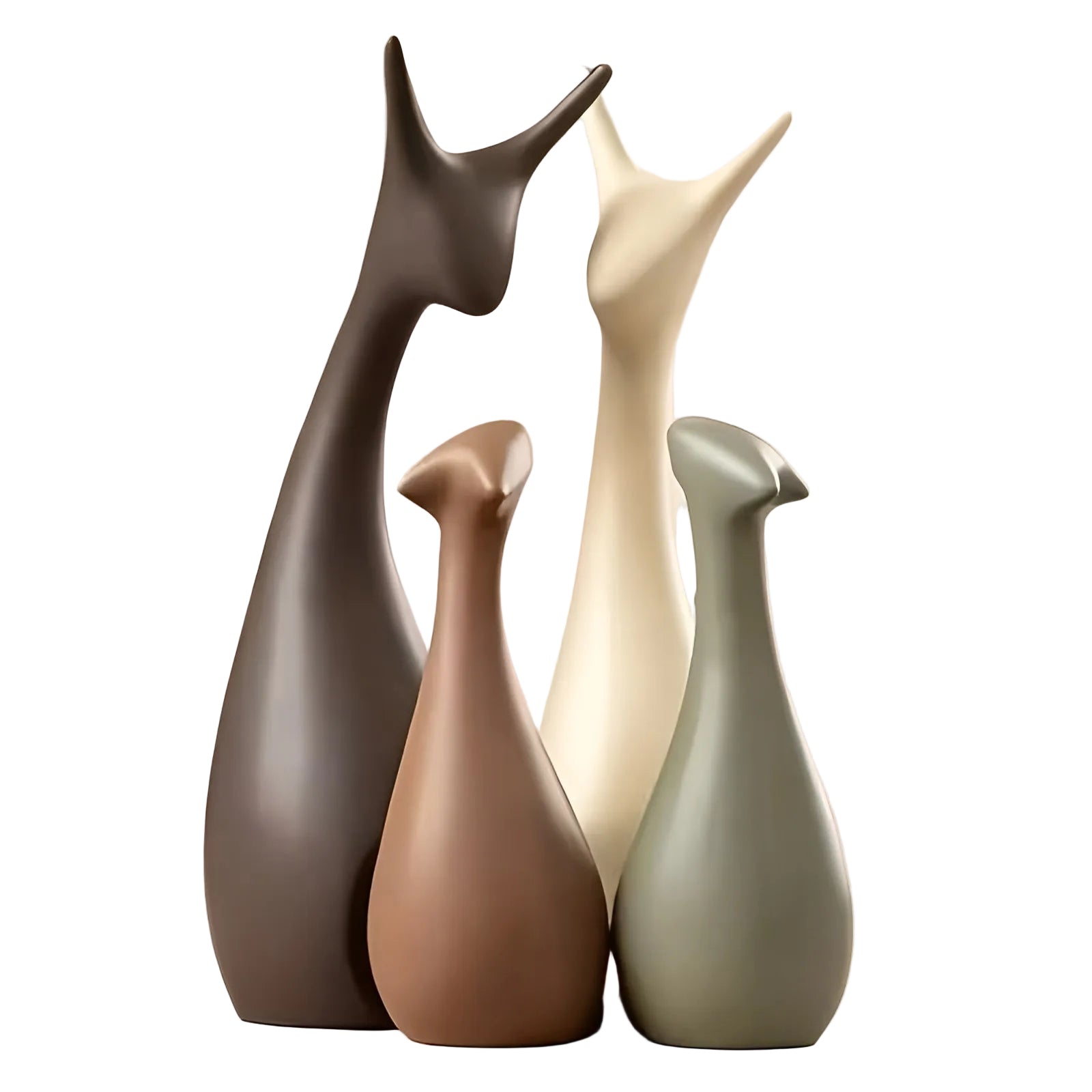 Elegantes 4-teiliges Badezimmermatte-Set – rutschfest und stilvoll