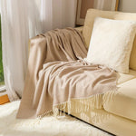 Elegant Cotton Blanket for Large Sofas by Voltyx