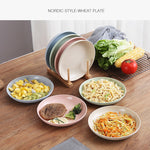 4-Piece Dinnerware Set Made from Biodegradable Materials – Fruit and Snack Plates