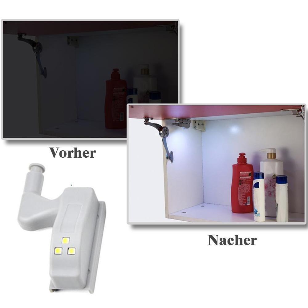 Bright LED Hinge Cabinet Light (10 pcs) | LuminaFix