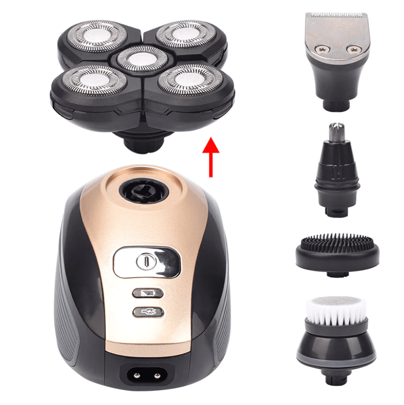 Vielseitiger 5-in-1 Elektrorasierer für perfekte Rasur