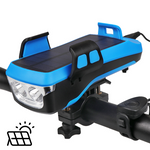 Multifunktionale Solar Fahrradlampe 5 in 1 | Nutzen Sie Sonnenenergie
