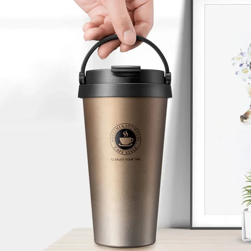 Insulated Tumbler Hot-Cold – Stainless Steel Travel Mug 500 ml with Sliding Lid