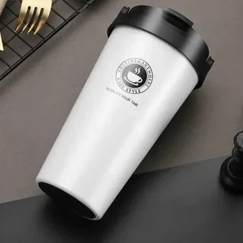 Insulated Tumbler Hot-Cold – Stainless Steel Travel Mug 500 ml with Sliding Lid