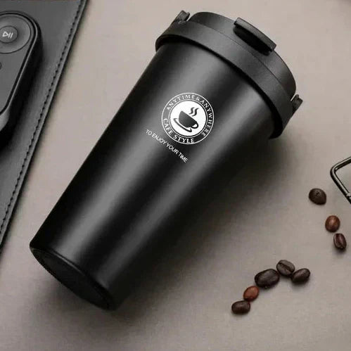 Insulated Tumbler Hot-Cold – Stainless Steel Travel Mug 500 ml with Sliding Lid