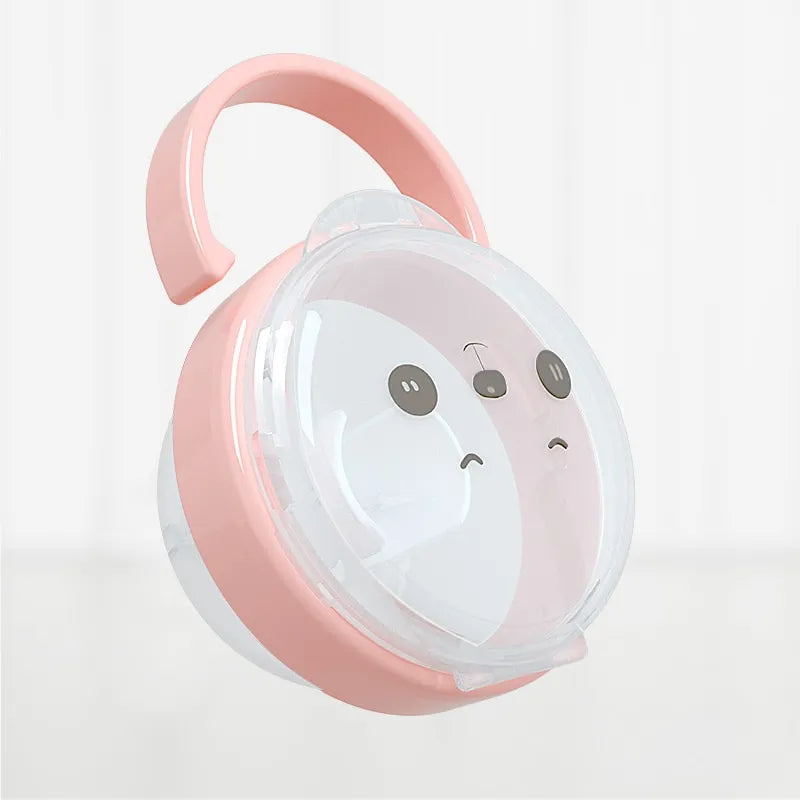 Cute bear design pacifier for babies with protective cap
