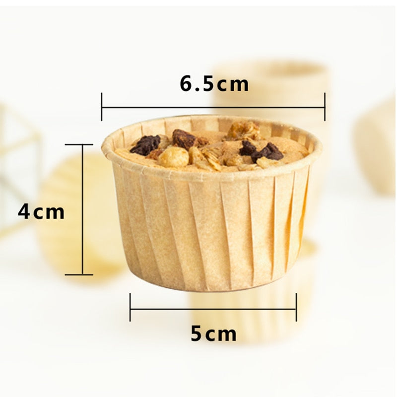 50 Greaseproof Baking Cups