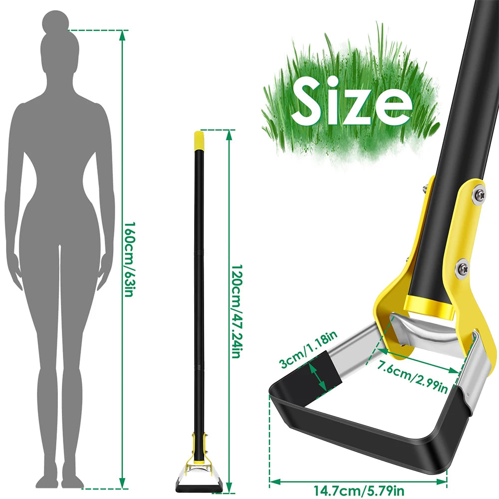 Ergonomische Gartenhacke | Effizienter Unkrautstecher aus Edelstahl