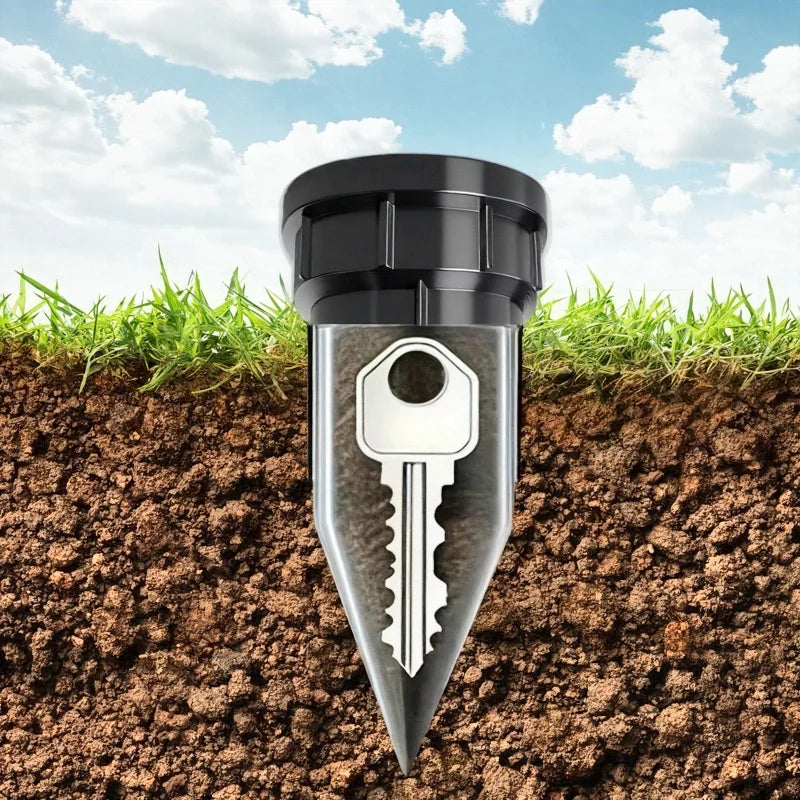 Hidden Key Safe in Garden | Deceptively Realistic Sprinkler
