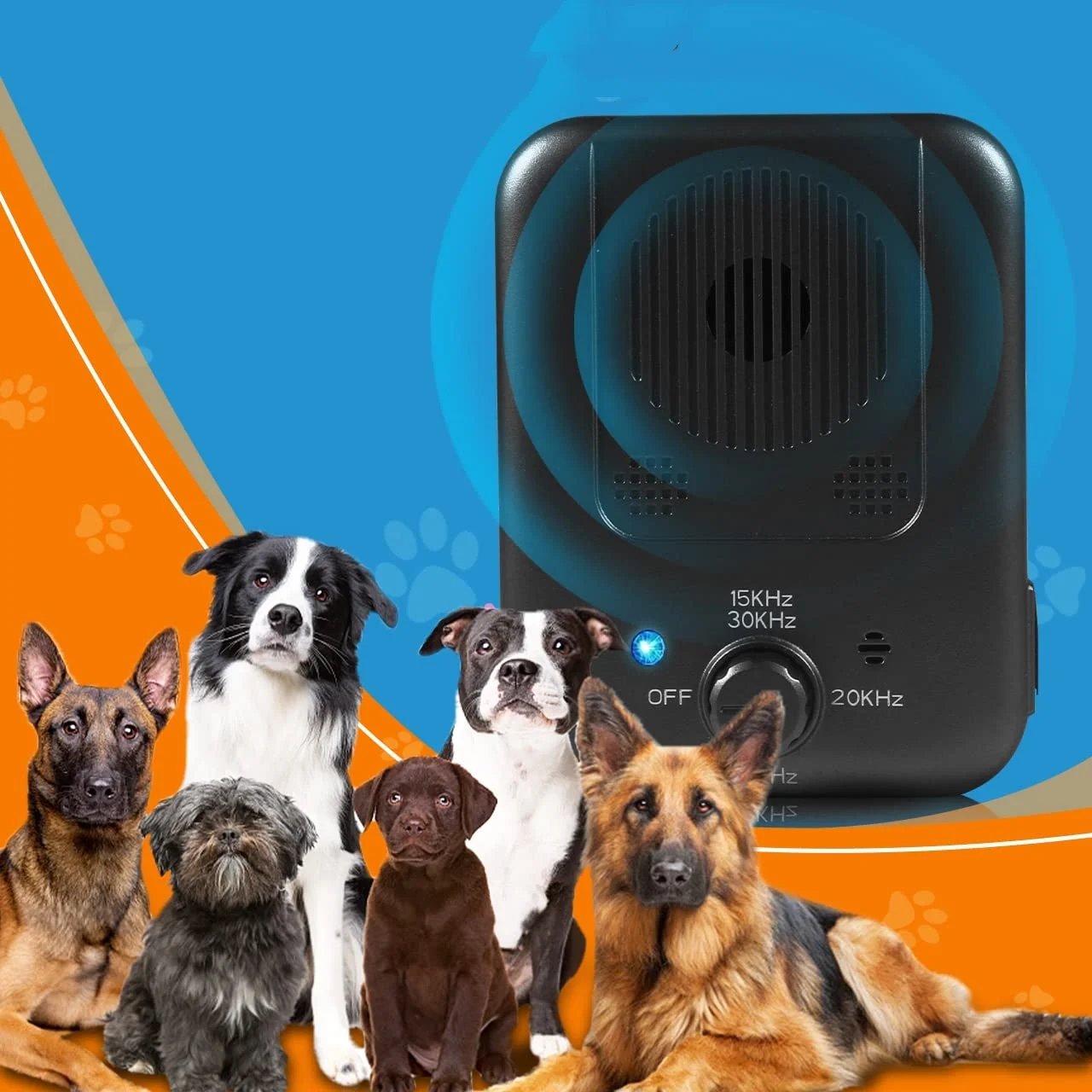 Ultraschallgerät zur Kontrolle von Hundebellen