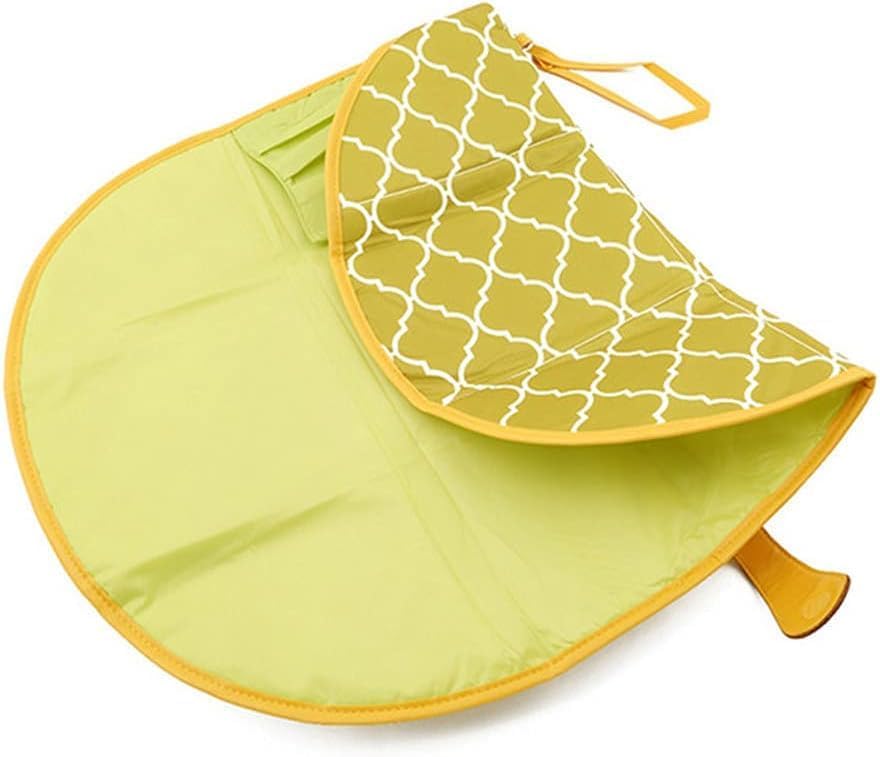 Portable Diaper Changing Pad with Wipes Pocket, Foldable