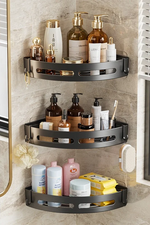 Adhesive-Free Shower Caddy Organizer - Sturdy, Waterproof & Flexible