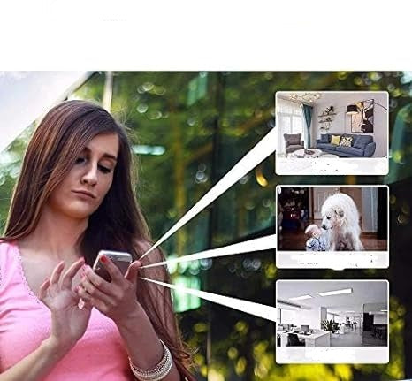 Kabellose 1080P Mini-WLAN Überwachungskamera - Blickschutz